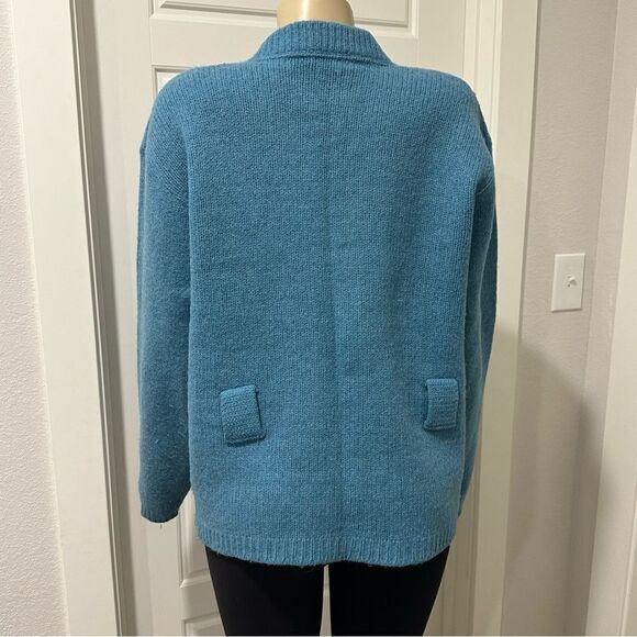 Vintage Sedgewick Sportswear Size L /XL Wool Blend Sweater Cardigan Grandpa Core - Picture 4 of 10